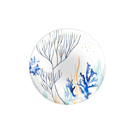 Marine Melamine Dessert Plate / Set of 4 (size: Dessert plate-6.7")