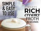 Milk Frother With Holster Stand