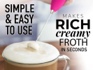 Milk Frother With Holster Stand