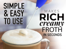 Milk Frother With Holster Stand