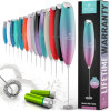 Milk Frother with Batteries Included