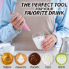 Milk Frother with Batteries Included