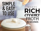 Milk Frother With Holster Stand