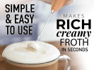 Milk Frother With Holster Stand