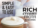 Milk Frother With Holster Stand