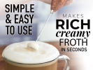 Milk Frother With Holster Stand