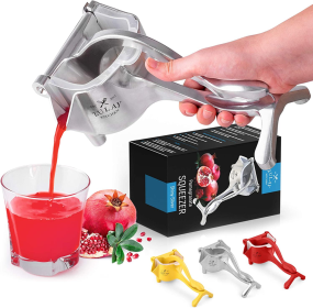 Heavy Duty Pomegranate Manual Juicer (Color: SLVR)