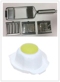 Vegetable And Fruit Slicer Stainless Steel Peeler (Option: 3 sets tools Hand guard)