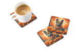 German Shepherd Fall Foam Coasters