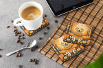 Yellow Labrador Retriever Fall Foam Coasters