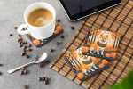 Shiba Inu Fall Foam Coasters