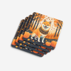Shiba Inu Fall Foam Coasters