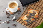 Silky Terrier Fall Foam Coasters