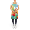Tulips in Watercolor Apron