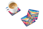 Colorful Brunia Foam Coasters