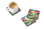 Colorful Buttercups Foam Coasters