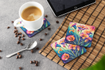 Colorful Calla Lilies Foam Coasters