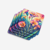 Colorful Calla Lilies Foam Coasters