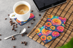 Colorful Chrysanthemums Foam Coasters