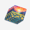 Colorful Daffodils Foam Coasters