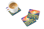 Colorful Daffodils Foam Coasters