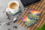 Colorful Daffodils Foam Coasters