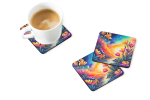 Colorful Freesia Foam Coasters