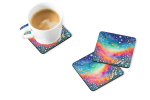 Colorful Gypsophila Foam Coasters