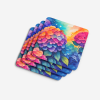Colorful Hydrangeas Foam Coasters
