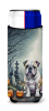 English Bulldog Spooky Halloween Hugger for Ultra Slim Cans