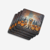 Golden Retriever Spooky Halloween Foam Coasters