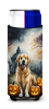 Golden Retriever Spooky Halloween Hugger for Ultra Slim Cans