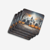 Keeshond Spooky Foam Coasters