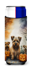 Norfolk Terrier Spooky Halloween Hugger for Ultra Slim Cans