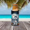 Siberian Husky Spooky Halloween Hugger for Ultra Slim Cans