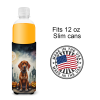 Vizsla Spooky Halloween Hugger for Ultra Slim Cans