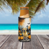 Yellow Labrador Retriever Spooky Halloween Hugger for Ultra Slim Cans