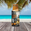 Yellow Labrador Retriever Spooky Halloween Hugger for Ultra Slim Cans
