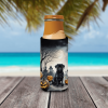 Black Pug Spooky Halloween Hugger for Ultra Slim Cans