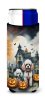 Poodle Spooky Halloween Hugger for Ultra Slim Cans