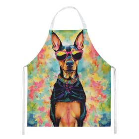 Doberman Pinscher Hippie Dawg Apron (Color: DAC2503)