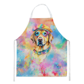 Yellow Labrador Hippie Dawg Apron (Color: DAC2528)