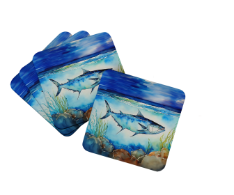 Bluefin Tuna Foam Coasters (Color: 198453023919)