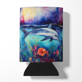 Dolphin Can or Bottle Hugger (Color: 198453404527)