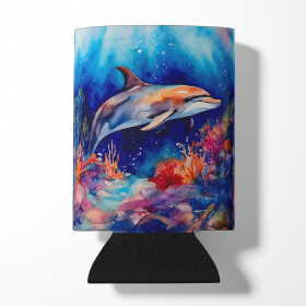 Dolphin Can or Bottle Hugger (Color: 198453404534)