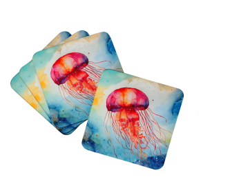 Jellyfish Foam Coasters (Color: 198453024114)