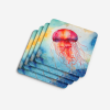 Jellyfish Foam Coasters