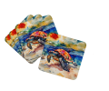 Loggerhead Sea Turtle Foam Coasters