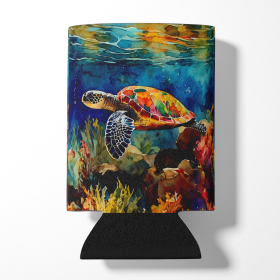 Loggerhead Sea Turtle Can or Bottle Hugger (Color: 198453404787)