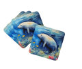 Manatee Foam Coasters